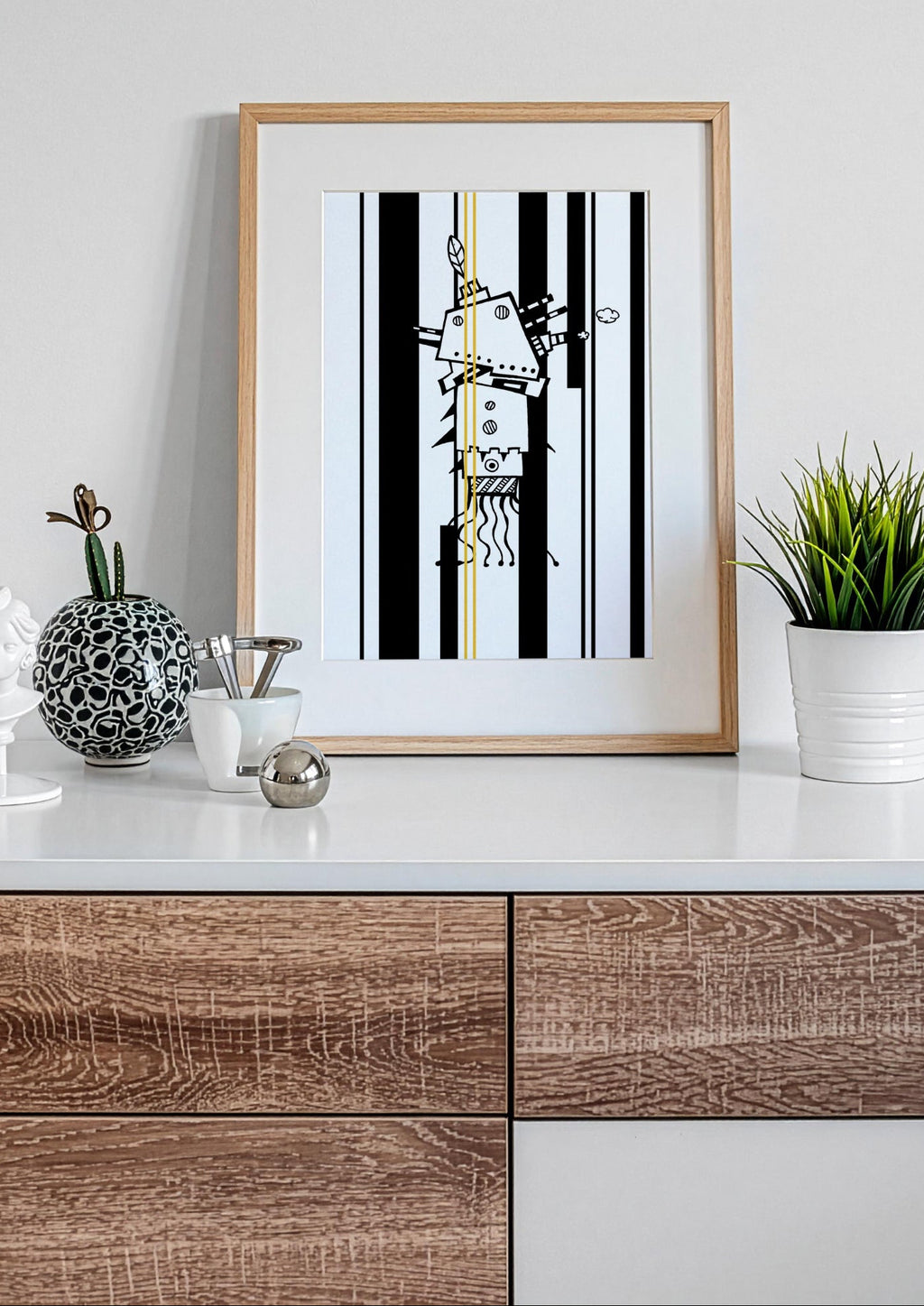 Hinter Illuwillu Gardinen