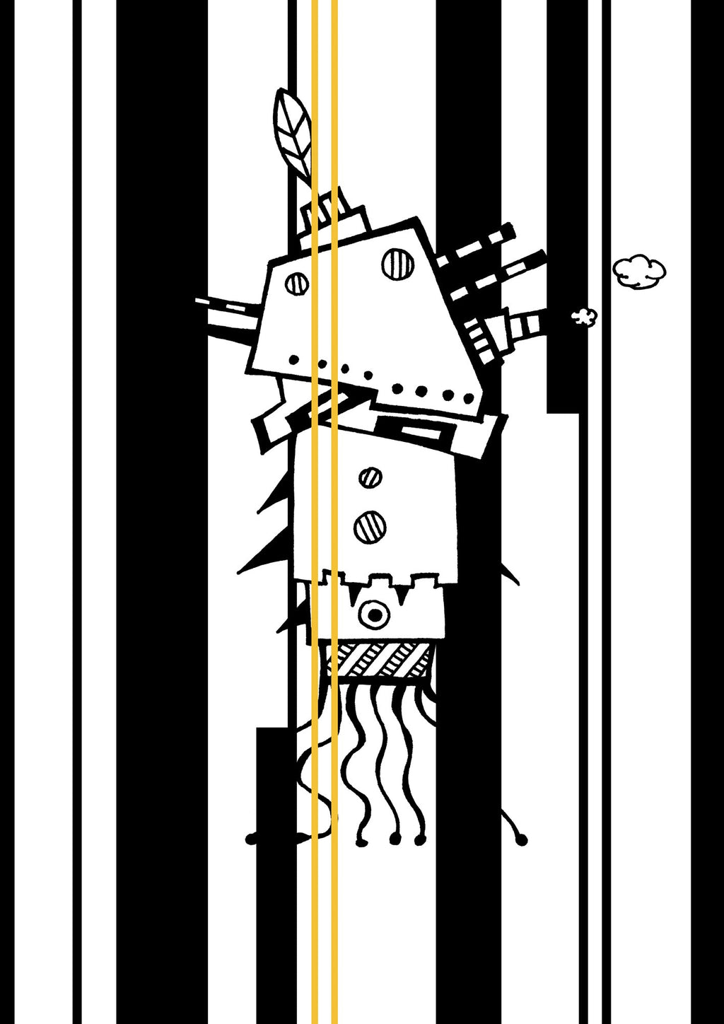 Hinter Illuwillu Gardinen