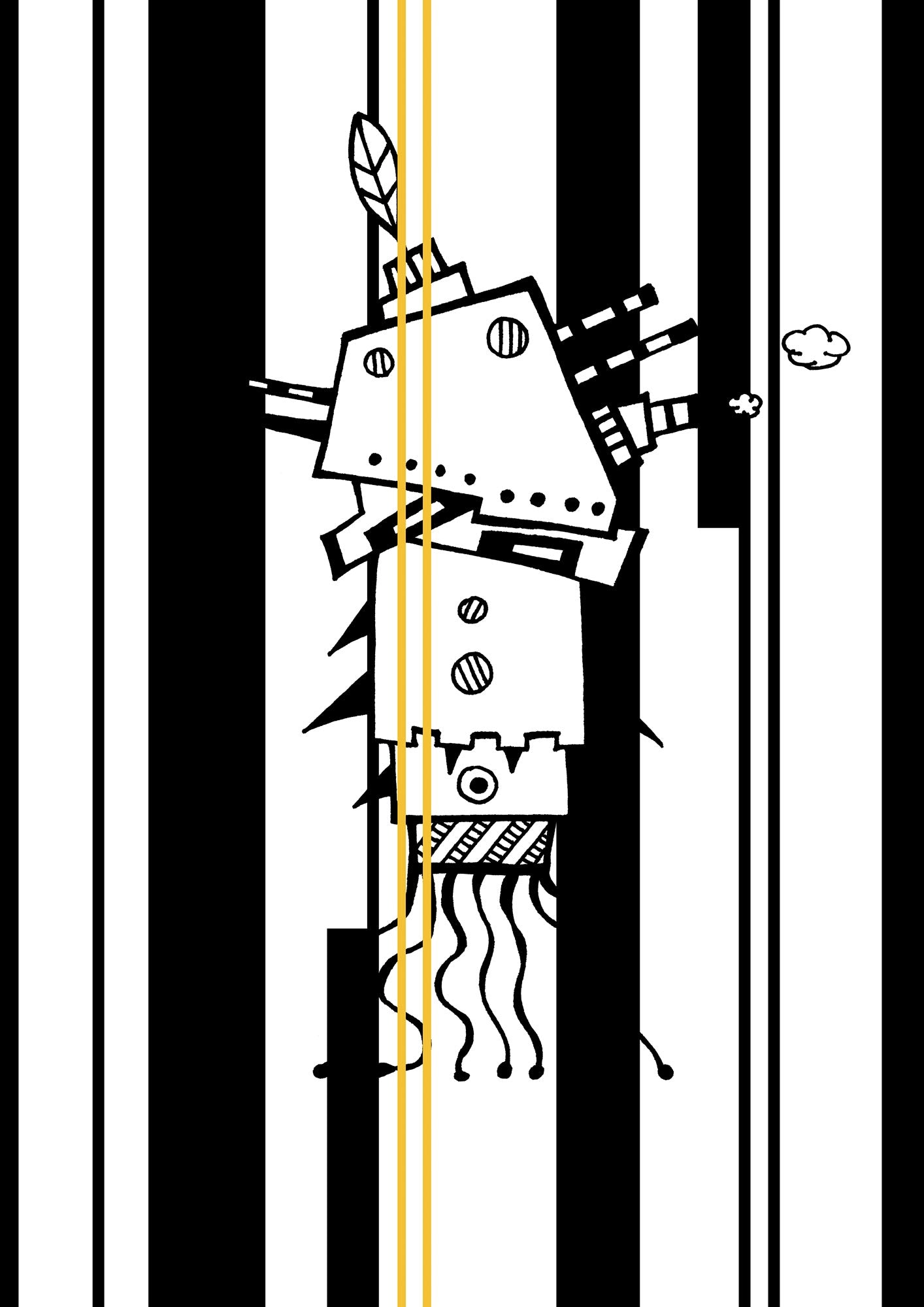 Hinter Illuwillu Gardinen