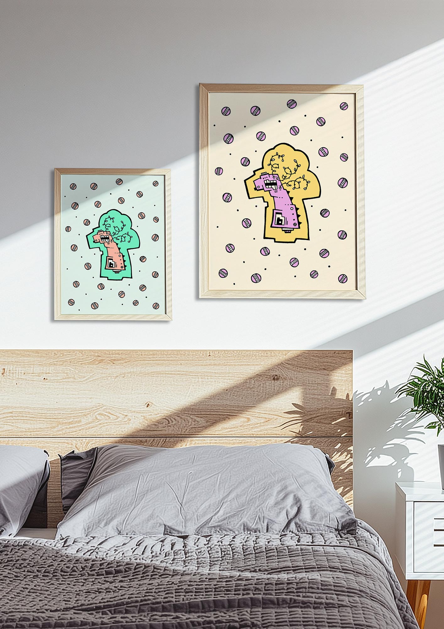 Pflanzenmann im Blumenmeer