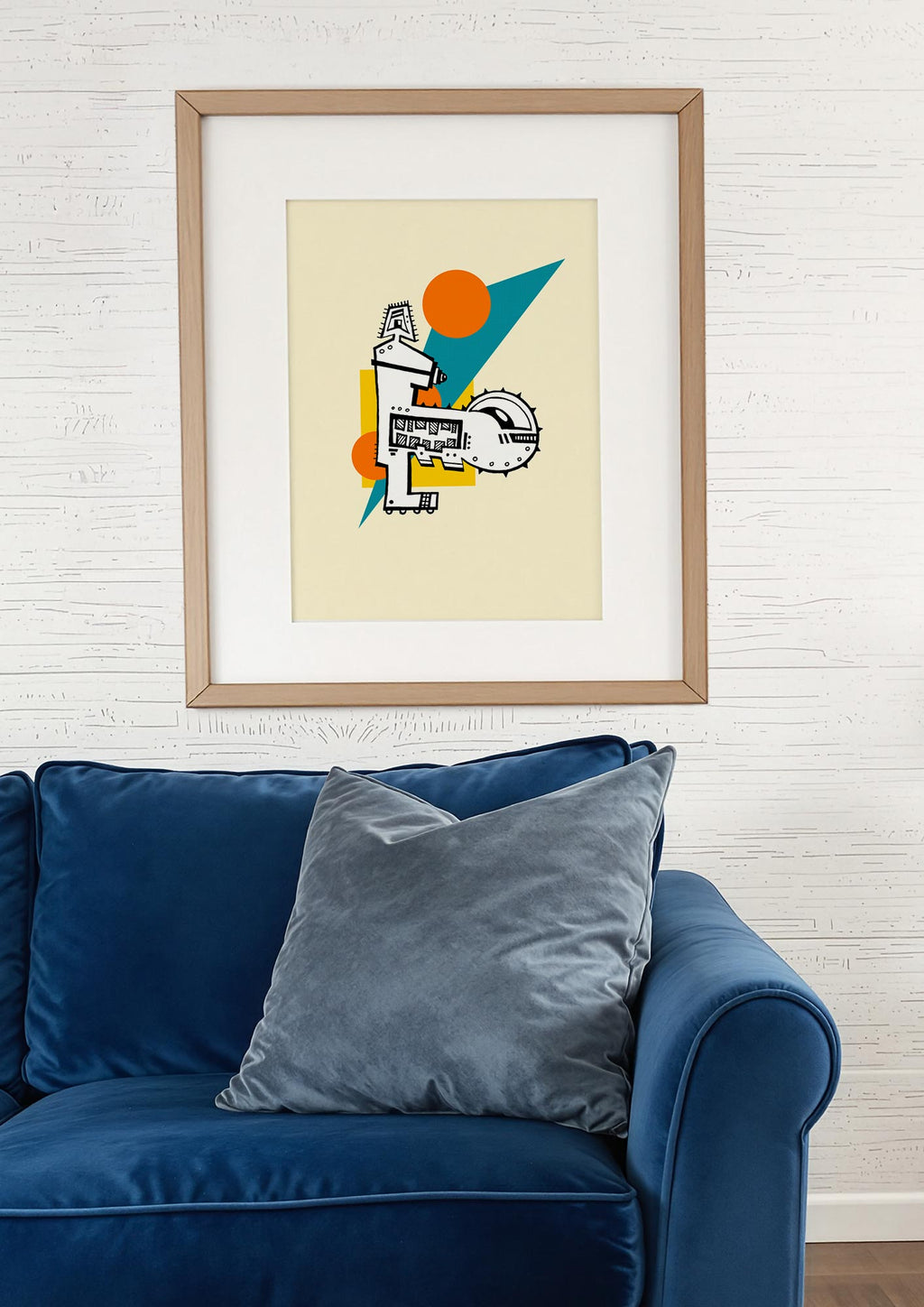 Großer Stecher - digital colorierte Illustration - Illuwillu Kunstdruck 210x297mm adults only Charakter Farbe